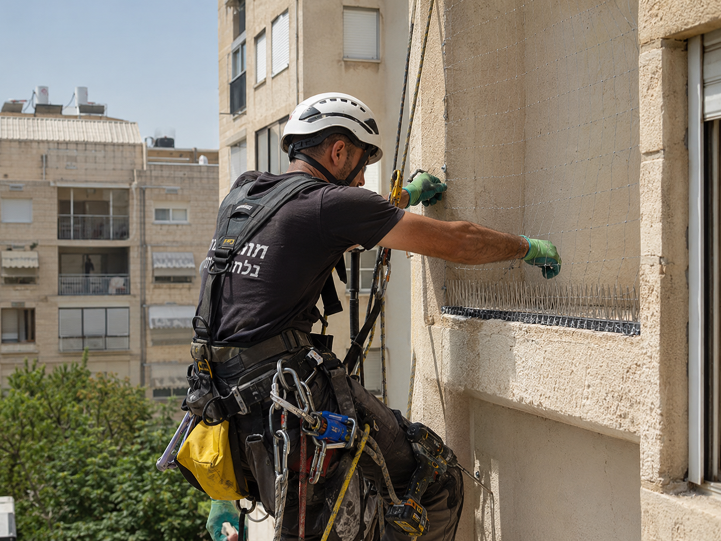 פתרון להרחקת יונים בגובה